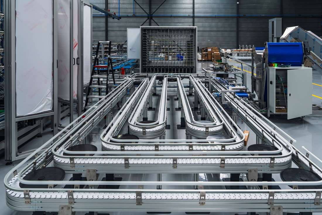 RoboPharma conveyance engineered and assembled in Waalwijk, the Netherlands